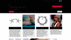 What Rachelgalley.com website looked like in 2020 (3 years ago)