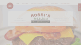 What Rossisbarandgrill.com website looked like in 2020 (3 years ago)