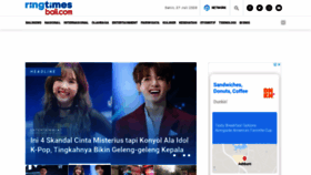 What Ringtimesbali.pikiran-rakyat.com website looked like in 2020 (3 years ago)