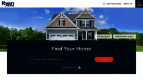 What Ryanhomes.com website looked like in 2020 (3 years ago)