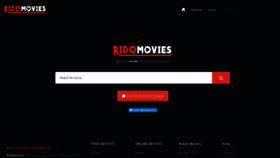 What Ridomovies.com website looked like in 2020 (3 years ago)