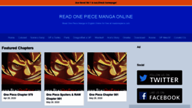 What Readonepiece.com website looked like in 2020 (3 years ago)