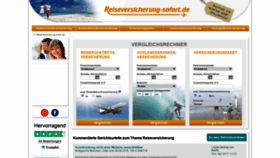 What Reiseversicherung-sofort.de website looked like in 2020 (3 years ago)