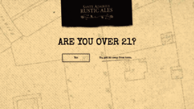 What Rusticales.com website looked like in 2020 (3 years ago)