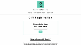 What Registergiftbox.com website looked like in 2020 (3 years ago)