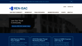 What Ren-isac.net website looked like in 2020 (3 years ago)