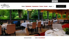 What Restaurantmirabell.at website looked like in 2020 (3 years ago)