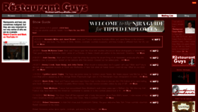 What Restaurantguysradio.com website looked like in 2020 (4 years ago)