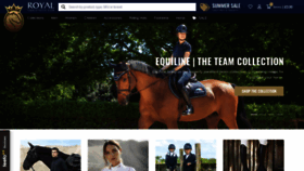 What Royalequestrian.co.uk website looked like in 2020 (4 years ago)