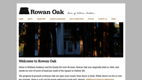 What Rowanoak.com website looked like in 2020 (3 years ago)