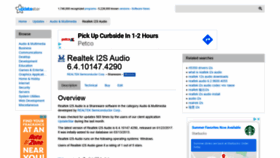 What Realtek-i2s-audio.updatestar.com website looked like in 2020 (3 years ago)