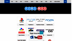 What Romsmax.com website looked like in 2020 (3 years ago)