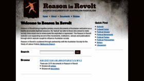 What Reasoninrevolt.net.au website looked like in 2020 (3 years ago)