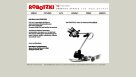 What Robotzki.com website looked like in 2020 (3 years ago)