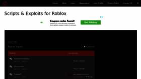 What Robloxscriptss.com website looked like in 2020 (3 years ago)