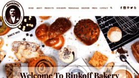What Rinkoffbakery.co.uk website looked like in 2020 (3 years ago)