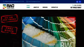 What Rwjpainting.com.au website looked like in 2020 (3 years ago)