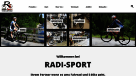 What Radi-sport.de website looked like in 2020 (3 years ago)