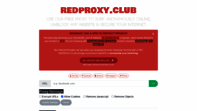 What Redproxy.club website looked like in 2020 (3 years ago)
