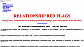 What Relationshipredflags.com website looked like in 2020 (3 years ago)