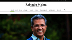 What Rabindramishra.com website looked like in 2020 (3 years ago)