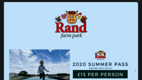 What Randfarmpark.com website looked like in 2020 (3 years ago)