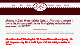 What Richscakes.com website looked like in 2020 (3 years ago)