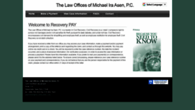 What Recoverypay.com website looked like in 2020 (3 years ago)