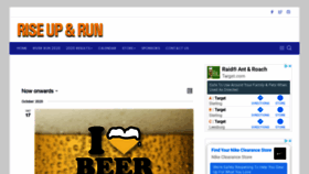What Riseupandrun.com website looked like in 2020 (3 years ago)