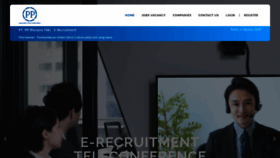 What Recruitment.ptpp.co.id website looked like in 2020 (3 years ago)