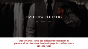What Raycrowcleaners.com website looked like in 2020 (3 years ago)