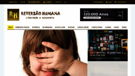 What Reversaohumana.com.br website looked like in 2020 (3 years ago)