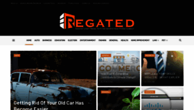 What Regated.com website looked like in 2020 (3 years ago)