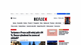 What Reflex.cz website looked like in 2020 (3 years ago)