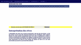 What Reve-interprete.com website looked like in 2020 (3 years ago)