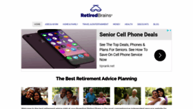 What Retiredbrains.com website looked like in 2020 (3 years ago)