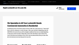 What Rapidlocksmithllc.com website looked like in 2020 (3 years ago)