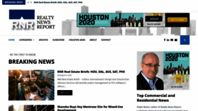 What Realtynewsreport.com website looked like in 2020 (3 years ago)