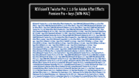 What Revisionfx-twixtor-pro-6-1.blogspot.com website looked like in 2020 (3 years ago)