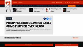What R3.rappler.com website looked like in 2020 (4 years ago)