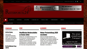 What Reiterportal24.de website looked like in 2020 (3 years ago)
