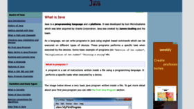 What Refreshjava.com website looked like in 2020 (3 years ago)