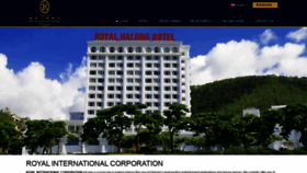 What Royalhalonghotel.com website looked like in 2020 (3 years ago)