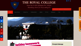 What Royalcollege.in website looked like in 2020 (3 years ago)
