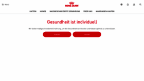 What Royal-canin.de website looked like in 2020 (3 years ago)