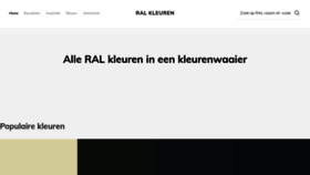 What Ralkleur.nl website looked like in 2020 (3 years ago)