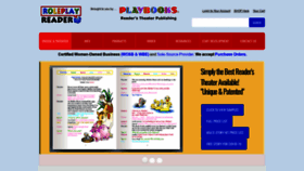 What Readerstheater.com website looked like in 2020 (3 years ago)