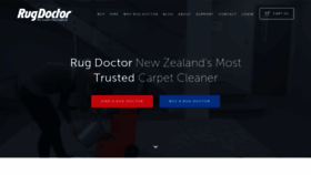 What Rugdoctor.co.nz website looked like in 2020 (3 years ago)