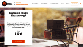 What Rzetelnyregulamin.pl website looked like in 2020 (3 years ago)