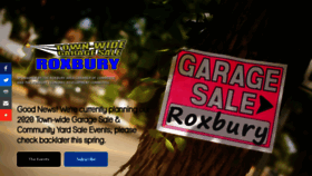 What Roxburygaragesale.org website looked like in 2020 (3 years ago)